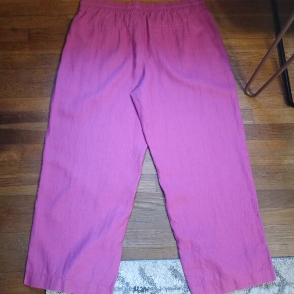 ATHLETA plus retreat linen mid rise wide leg pants (1X) - Picture 13 of 15